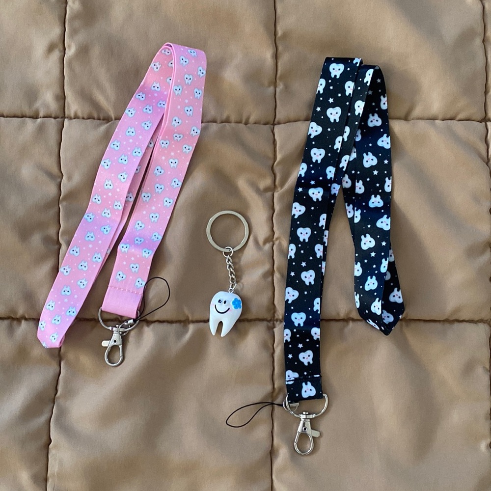 Dental Lanyards plus a keychain